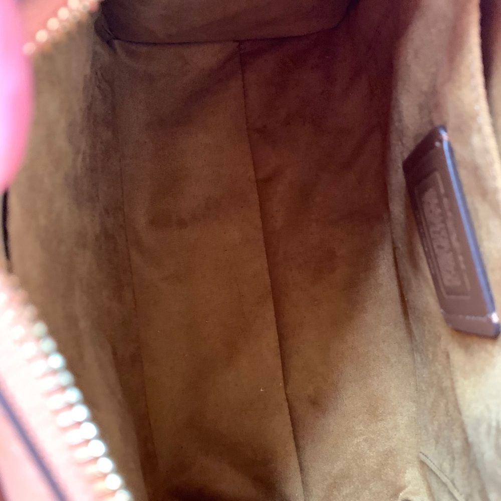 Coach Zoe Color Block Leather Handbag Pink NWOT - Picture 7 of 8